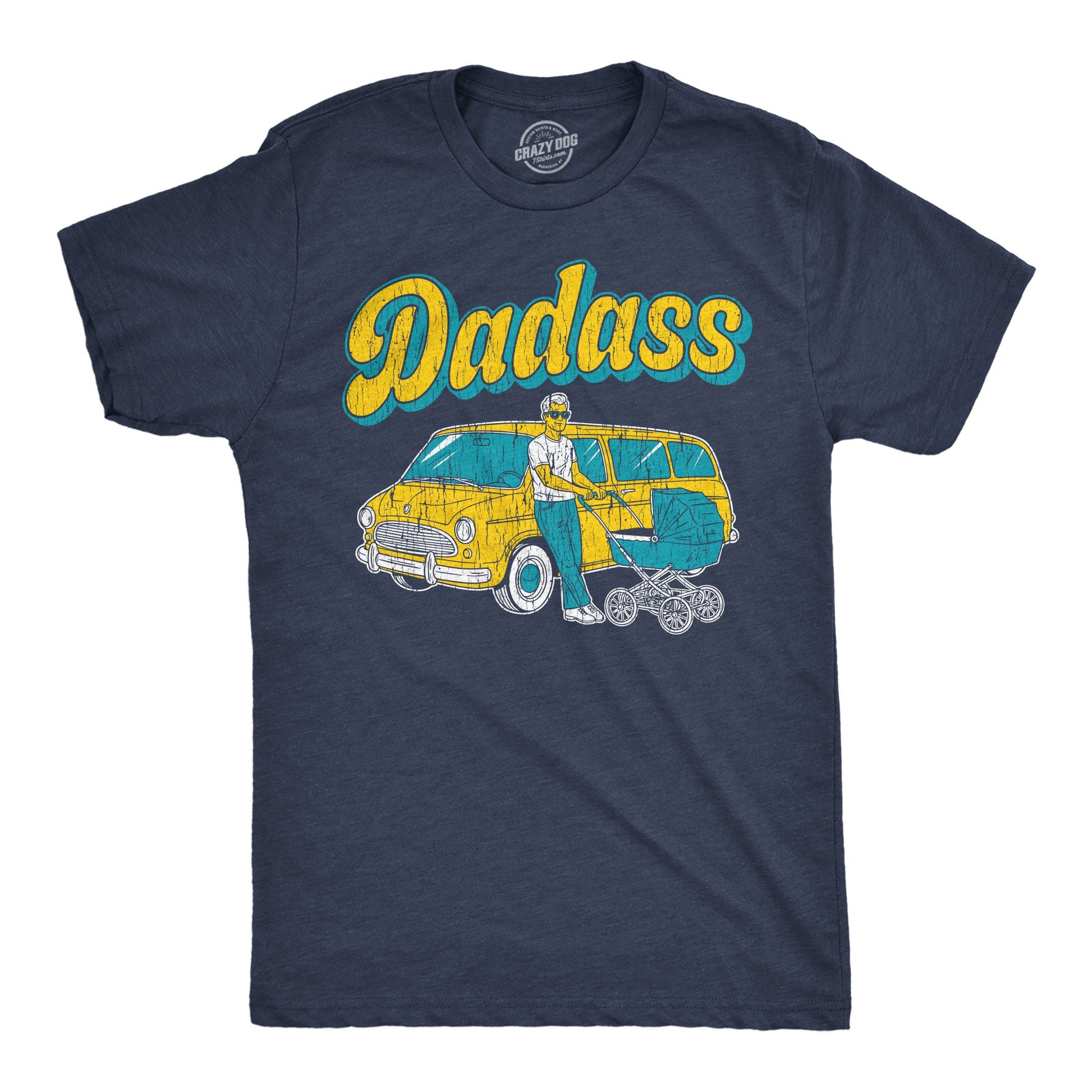 Dadass Men's T Shirt Hoodie, Sweatshirt | InkThreadWorks.com (Image 1)
