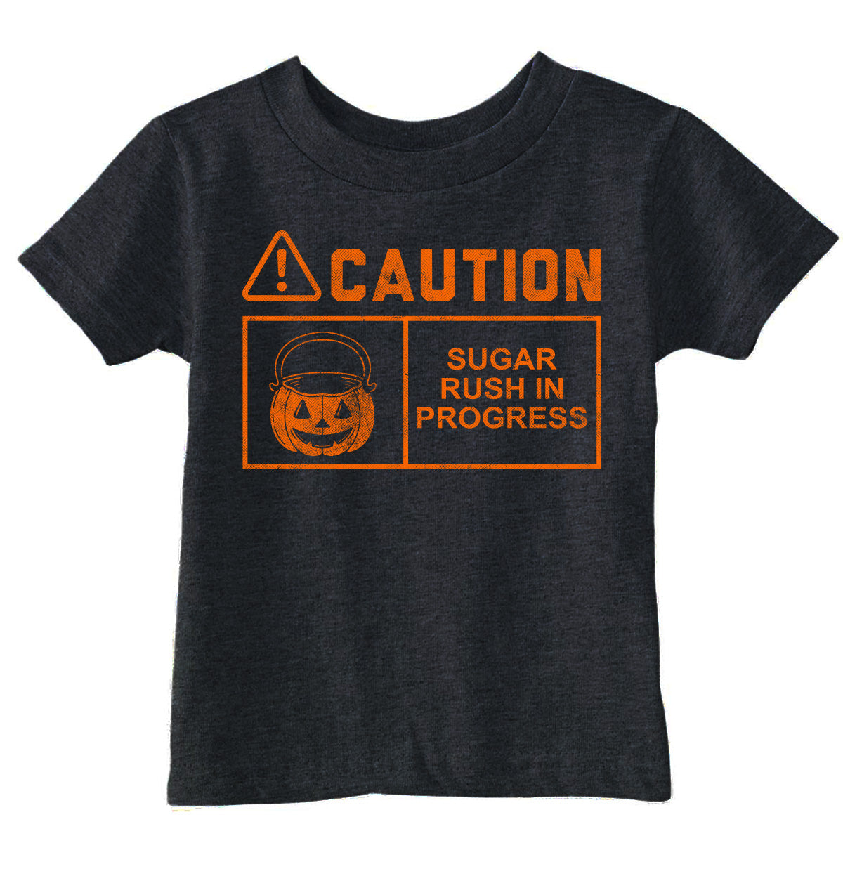 Caution Sugar Rush In Progress Toddler T Shirt Hoodie, Sweatshirt | InkThreadWorks.com (Image 1)