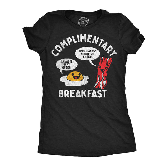 Complimentary Breakfast Women's T Shirt Hoodie, Sweatshirt | InkThreadWorks.com (Image 1)