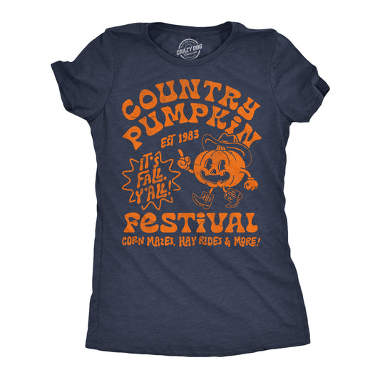 Country Pumpkin Festival Women's T Shirt Hoodie, Sweatshirt | InkThreadWorks.com (Image 1)