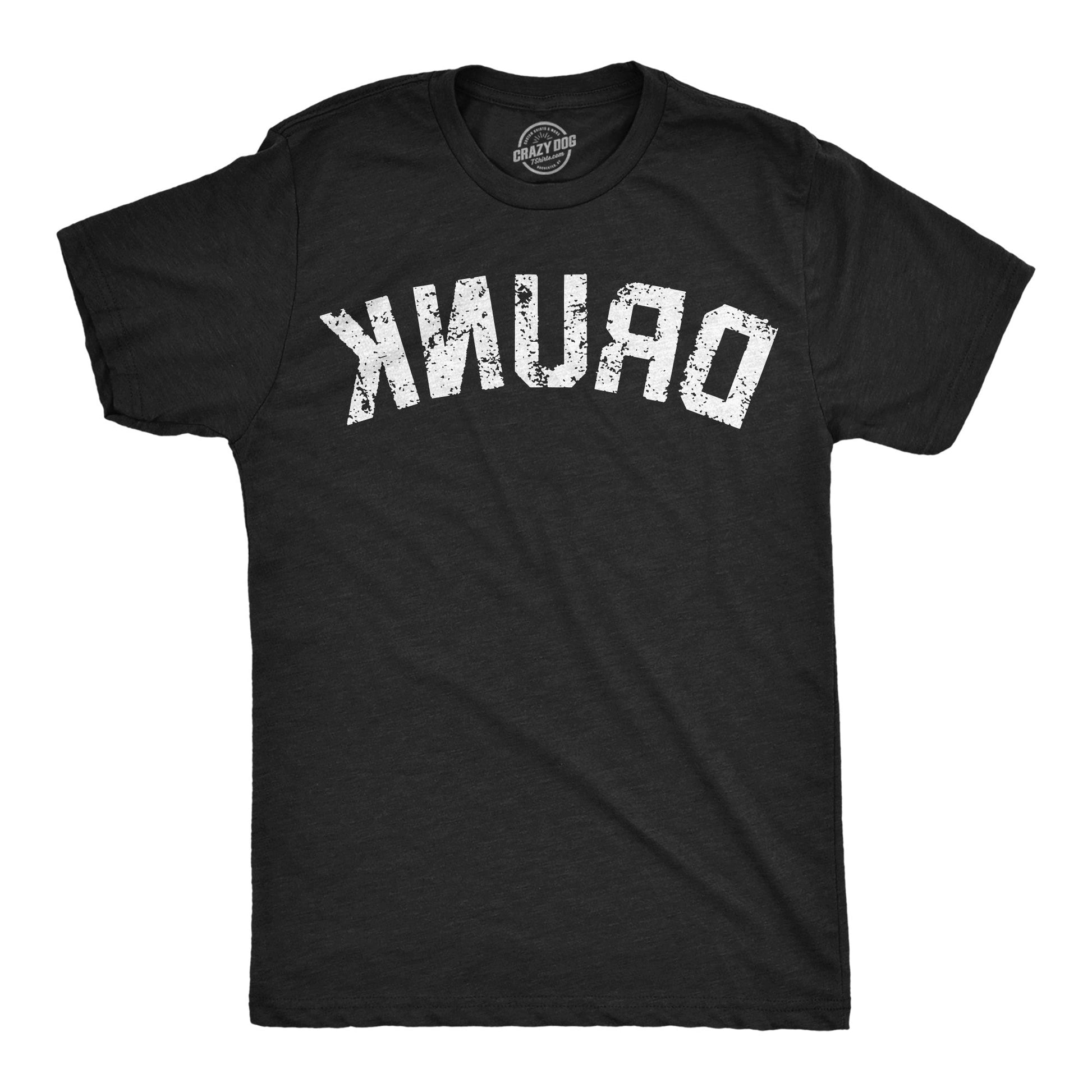 Drunk Backwards Men's T Shirt Hoodie, Sweatshirt | InkThreadWorks.com (Image 1)