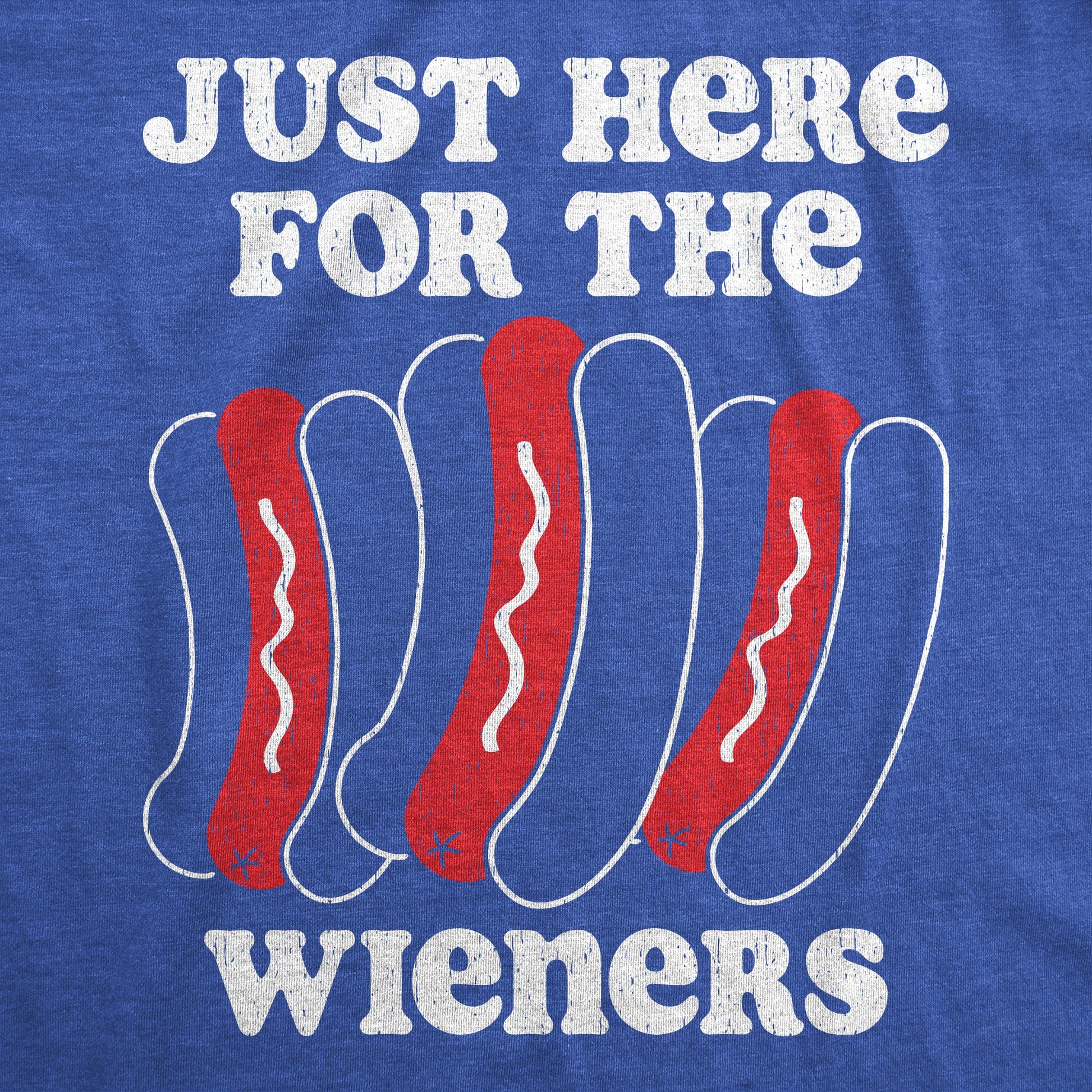 Just Here For The Wieners Men's T Shirt Hoodie, Sweatshirt | InkThreadWorks.com (Image 2)