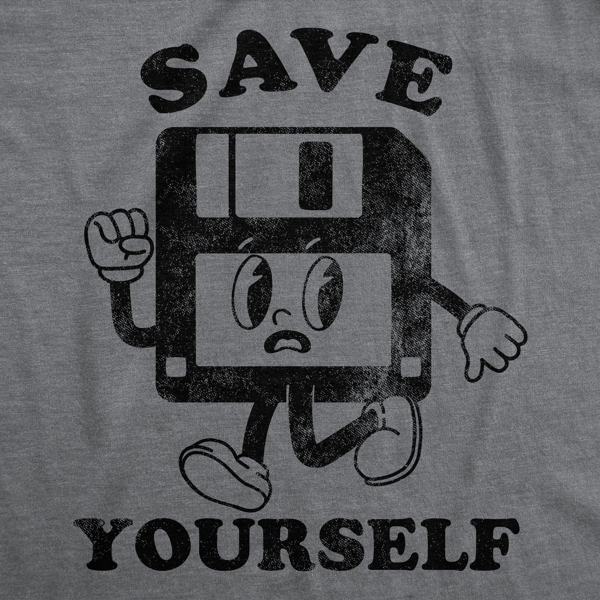 Save Yourself Men's T Shirt Hoodie, Sweatshirt | InkThreadWorks.com (Image 2)