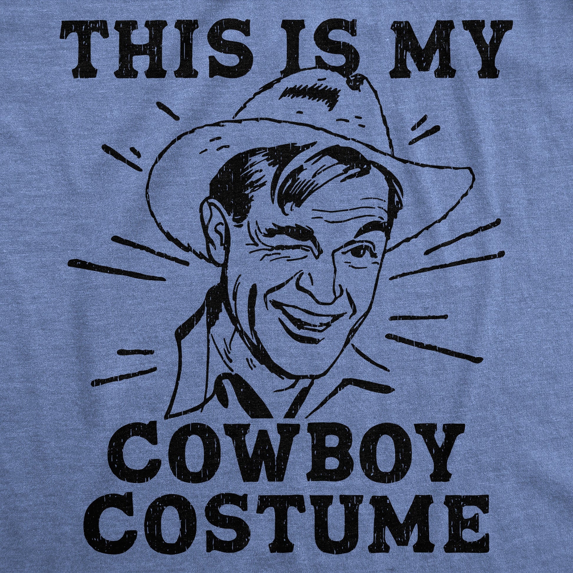 This Is My Cowboy Costume Men's T Shirt Hoodie, Sweatshirt | InkThreadWorks.com (Image 2)