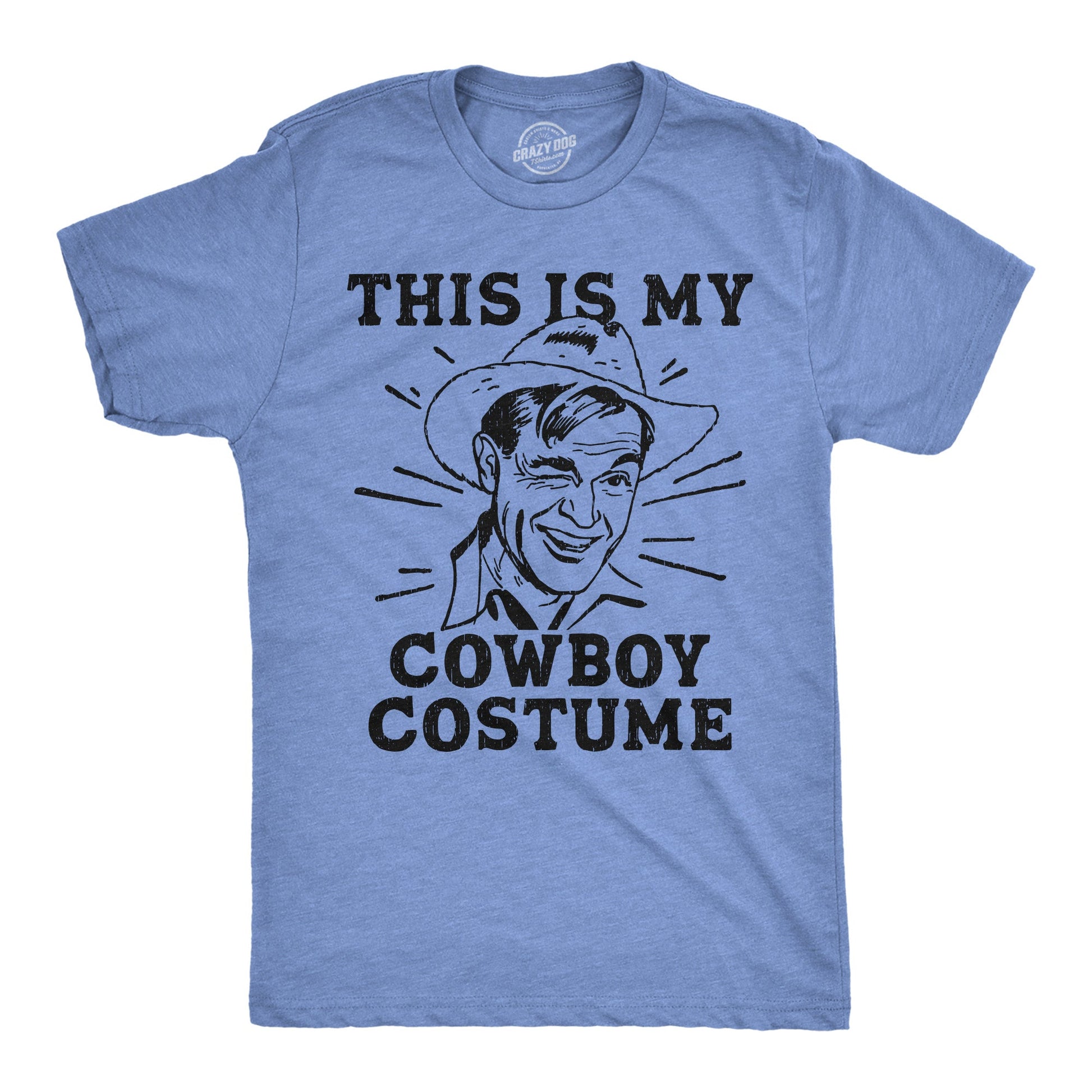 This Is My Cowboy Costume Men's T Shirt Hoodie, Sweatshirt | InkThreadWorks.com (Image 1)