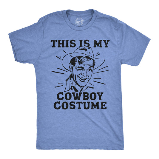 This Is My Cowboy Costume Men's T Shirt Hoodie, Sweatshirt | InkThreadWorks.com (Image 1)