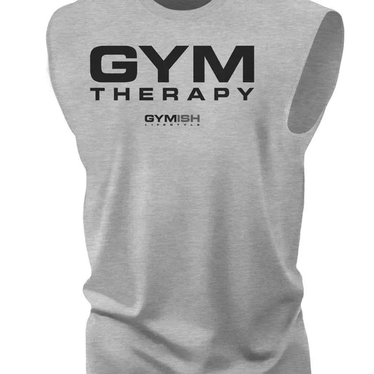 055. Gym Therapy Workout Muscle Tank Top for Men