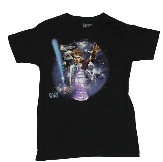 Doctor Who Mens T-Shirt  - Tv Image Photo Collage of the Sixth