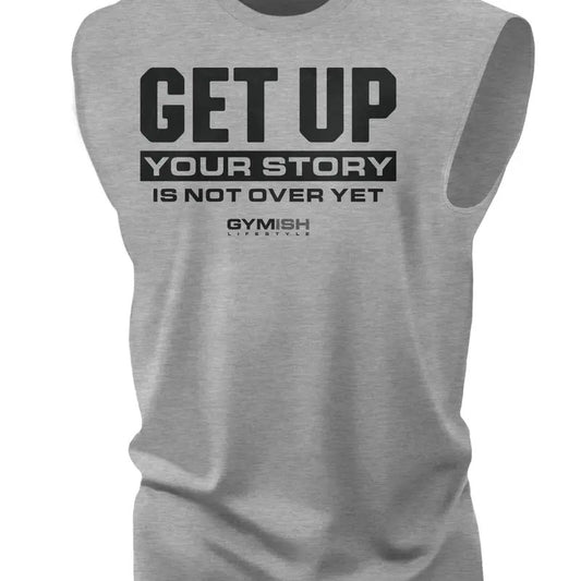 073. Get Up Lightweight Workout Long Sleeve Hooded Gym T-shirt for Men Soft Cotton Menswear