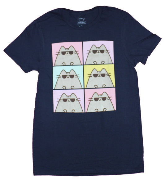 Pusheen Mens T-Shirt - 6 Pastel Boxes of Sunglass Wearing Cat Hoodie, Sweatshirt | InkThreadWorks.com