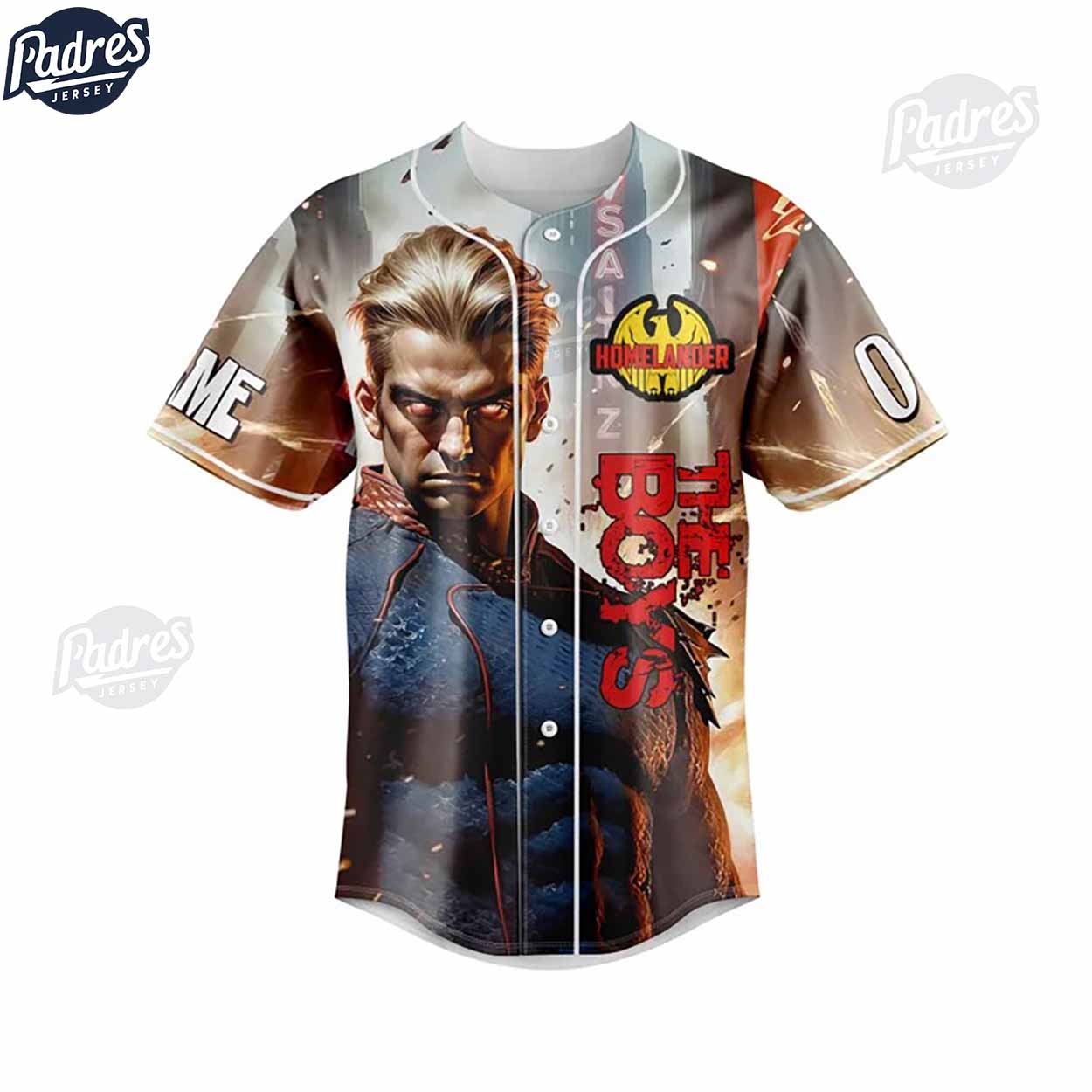 Movie The Boys Custom Baseball Jersey - Padres Jersey Oasis: Elevate Your Baseball Style Game