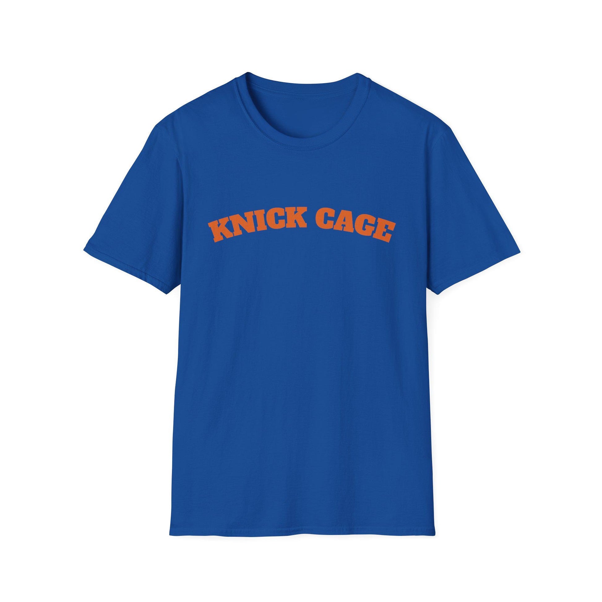 Knick Cage Oversized Fit Retro Arch Lettering Basketball Name Tee Celebrity Inspired Nba (2)