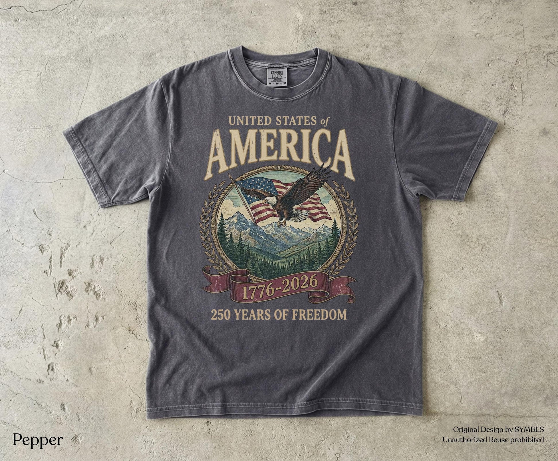 America 250th Anniversary 90s Comfort Colors Y2k Oversized Patriotic Usa Streetwear (2)