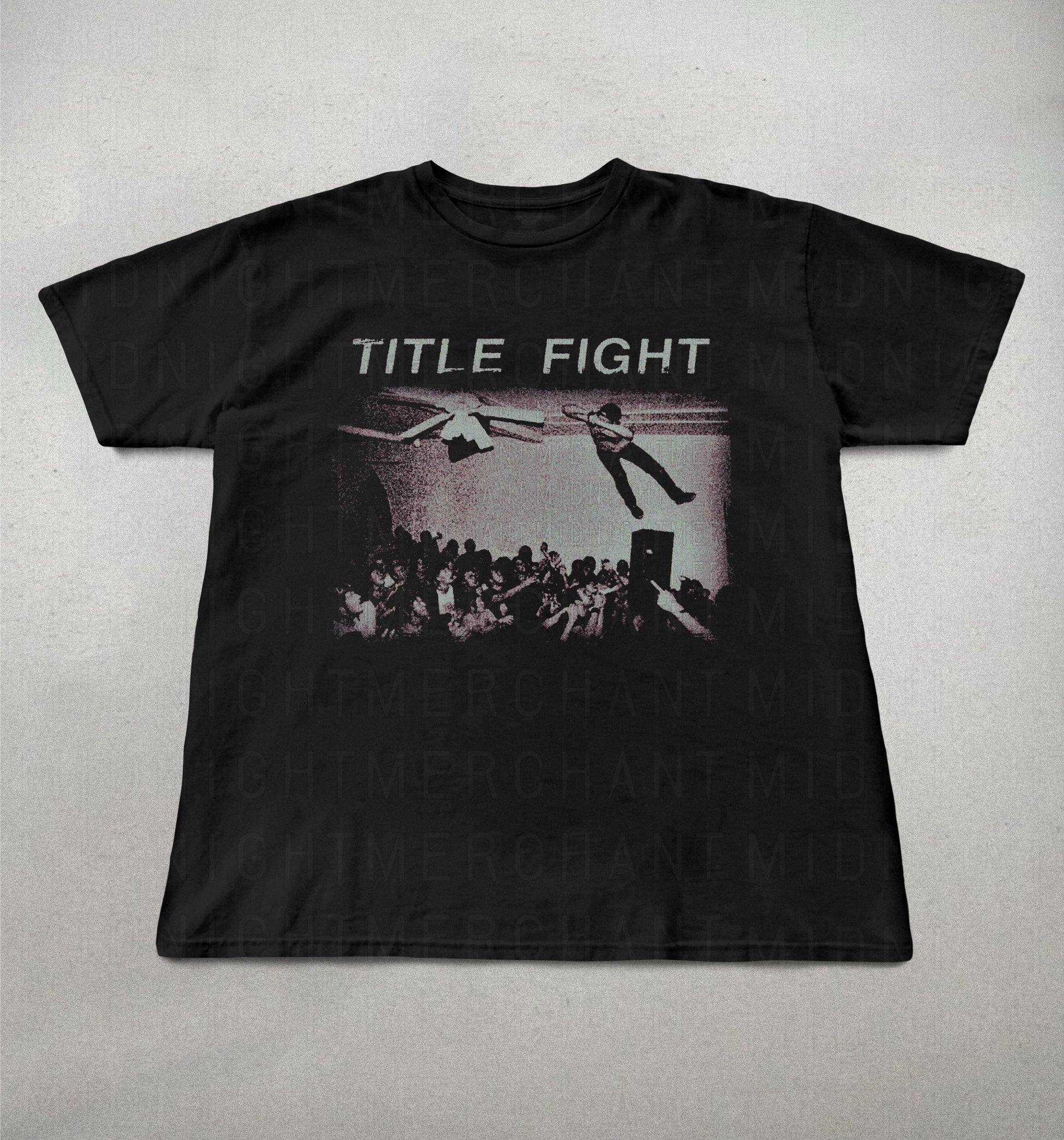 Title Fight Ceiling Fan Shoegaze Band Tees Gothic Grunge Retro Indie Band Tees (2)