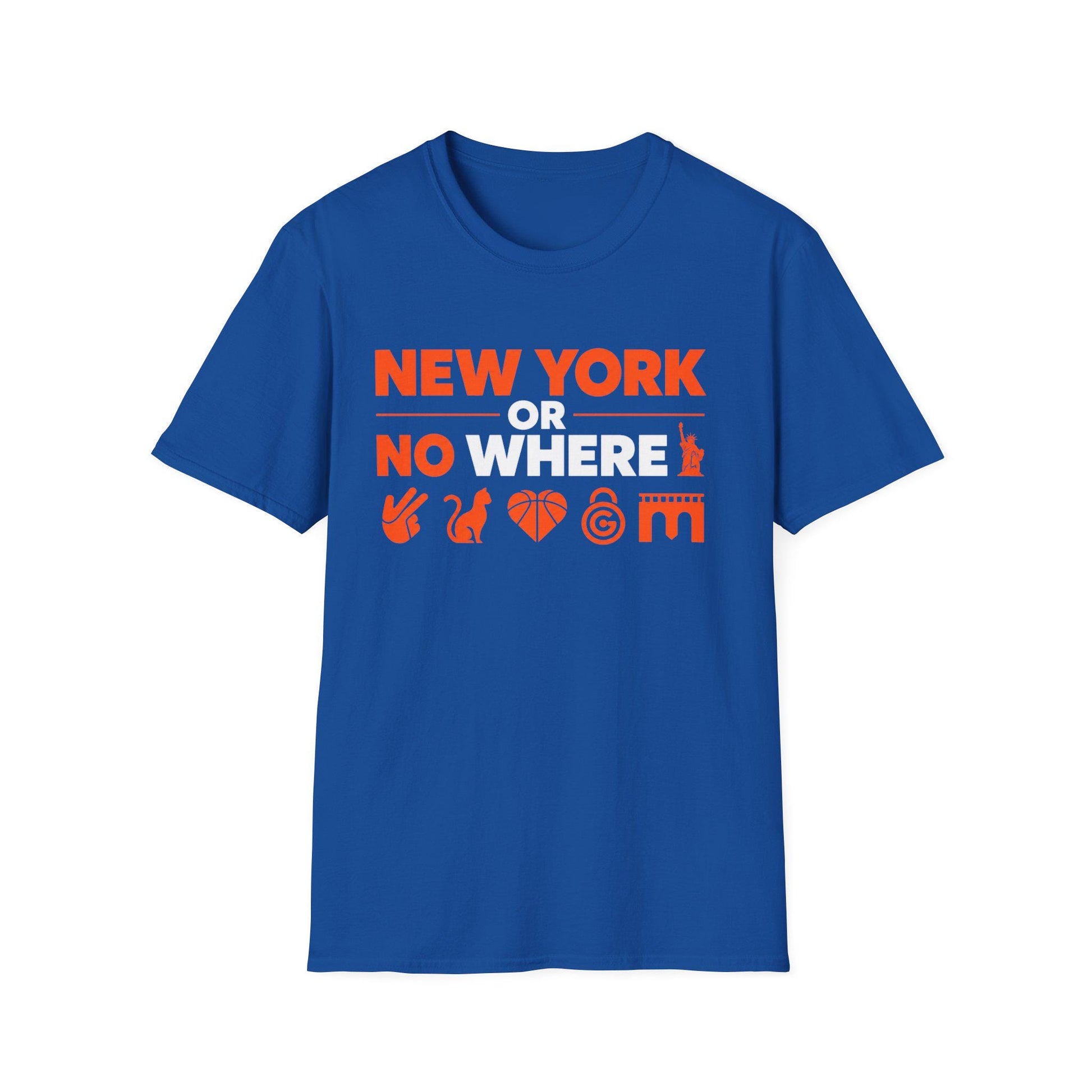 York Nowhere Knicks Starting Five Emojis Team Tee Black Blue Brunson Og Kat Hart (2)