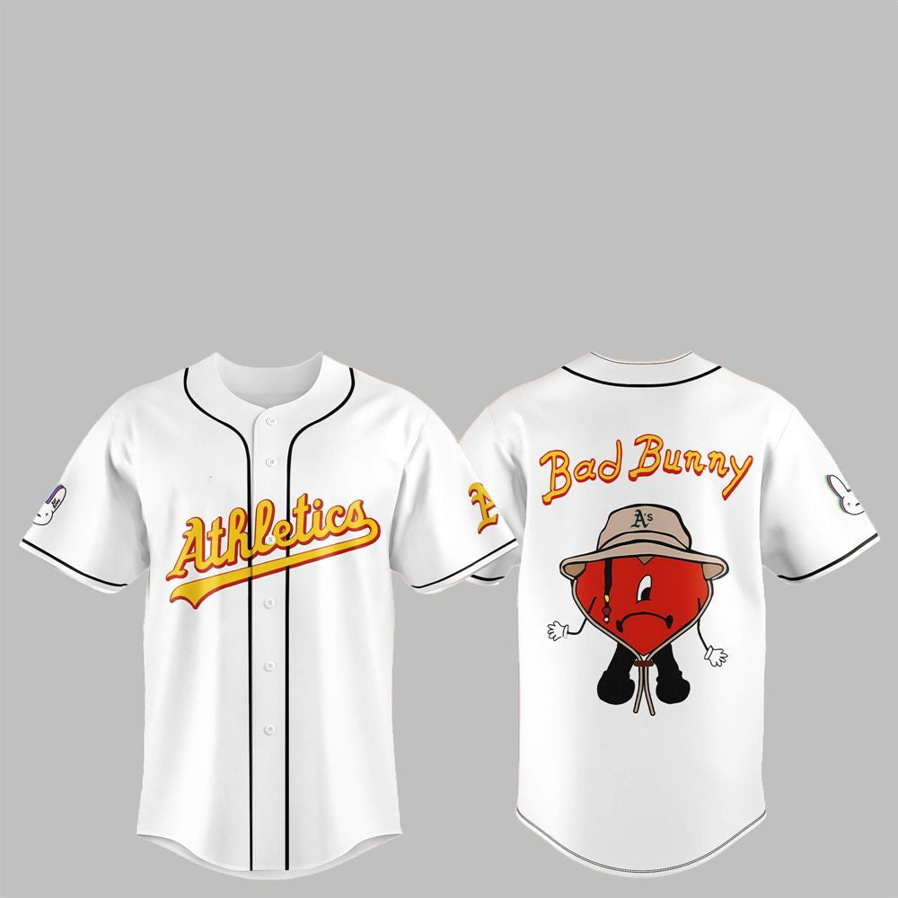 2025 Athletics Bad Bunny Jersey - Grishko.com