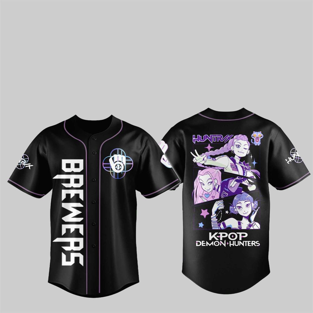 2025 Brewers KPop Demon Hunters Jersey - Grishko.com