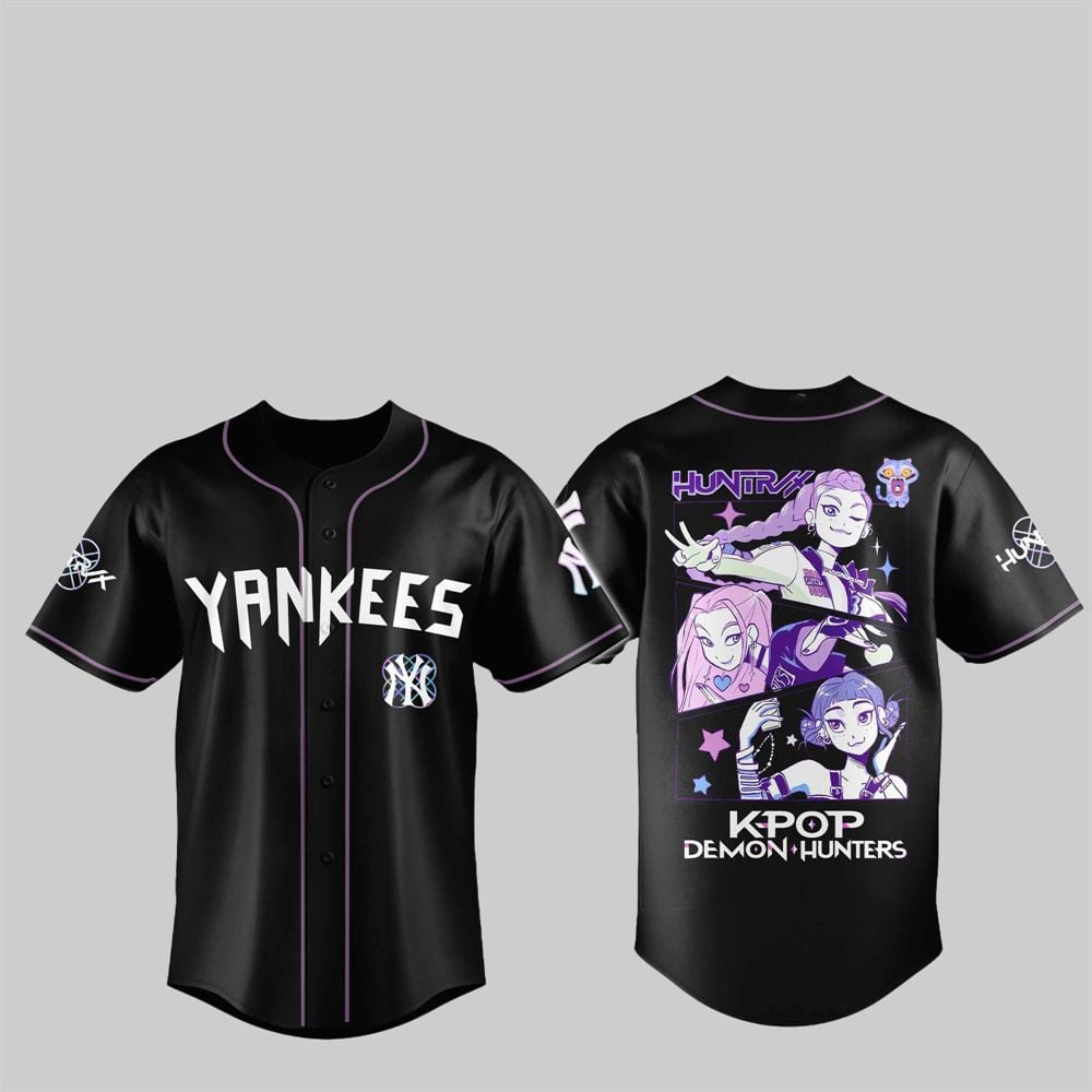 2025 NY Yankees KPop Demon Hunters Jersey - Grishko.com