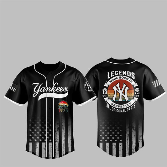 2025 NY Yankees Legends Were Born 1975 Jersey - Grishko.com