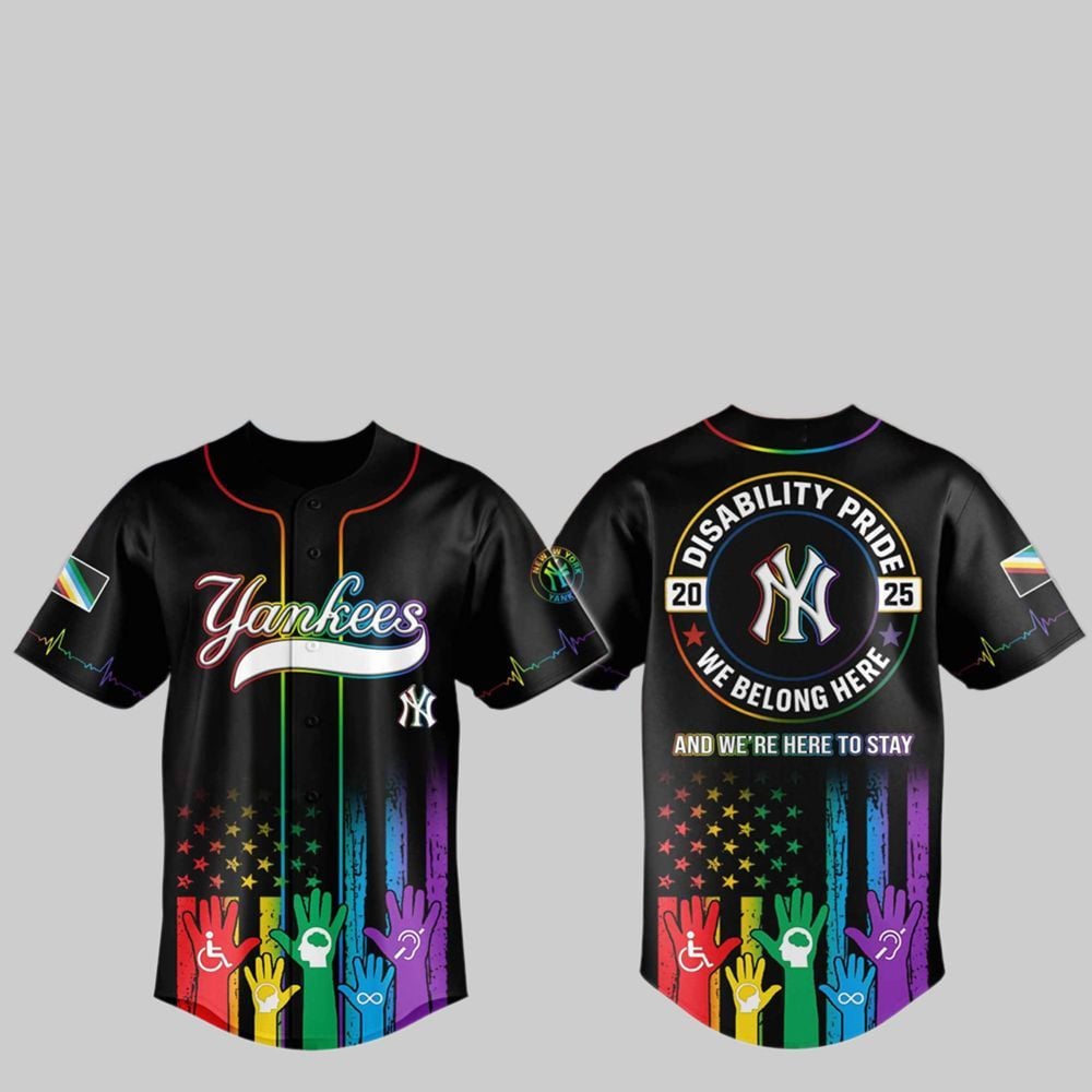 2025 NY Yankees Pride Month Baseball Jersey - Grishko.com