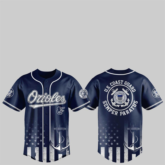 2025 Orioles US Coast Guard Semper Paratus Jersey - Grishko.com