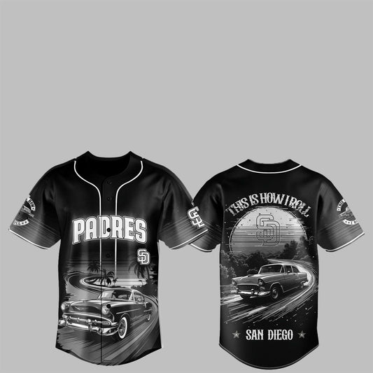 2025 SD Padres Classic Car Pride Jersey - Grishko.com