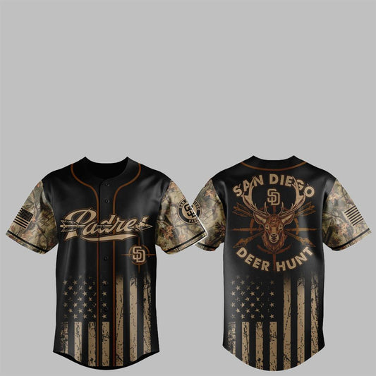 2025 SD Padres Deer Hunting Jersey - Grishko.com
