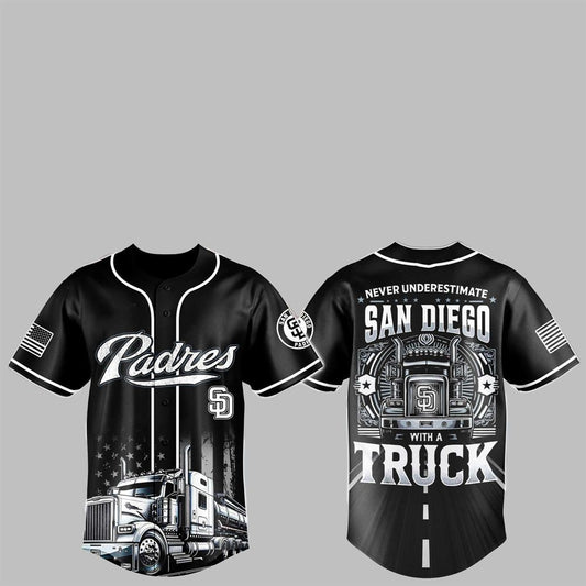 2025 SD Padres Nation Truck Driver Appreciation Week Jersey - Grishko.com