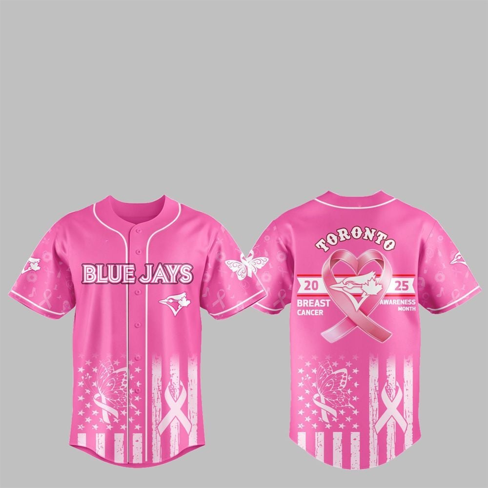 Blue Jays 2025 Breast Cancer Awareness Month Jersey - Grishko.com
