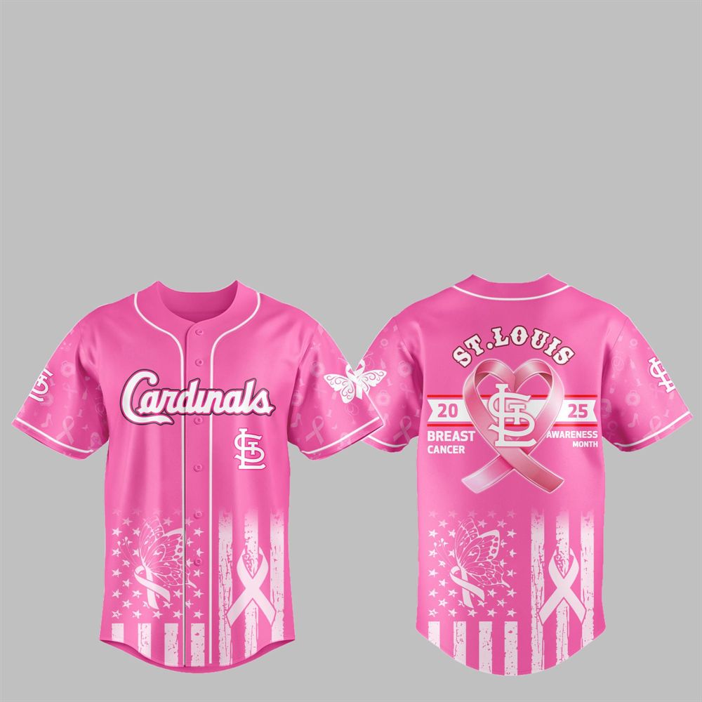 Cardinals 2025 Breast Cancer Awareness Month Jersey - Grishko.com