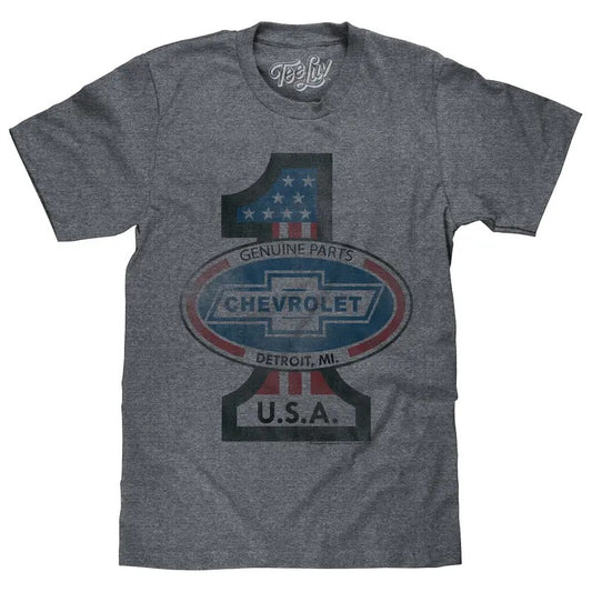 #1 Chevrolet T-Shirt - Gray