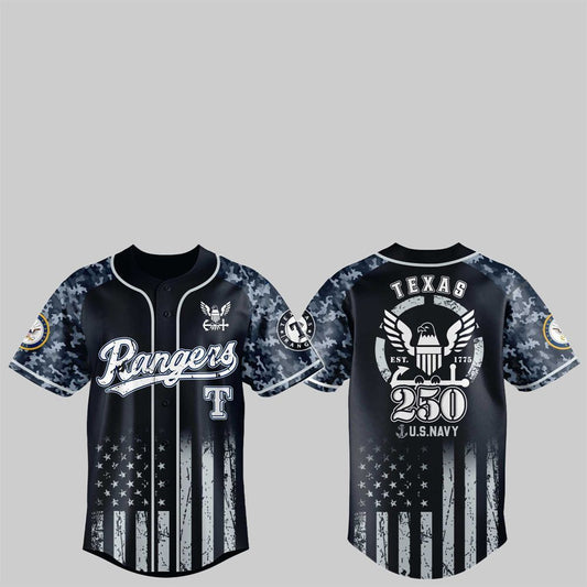 Rangers 250th US NAVY Jersey 2025 - Grishko.com