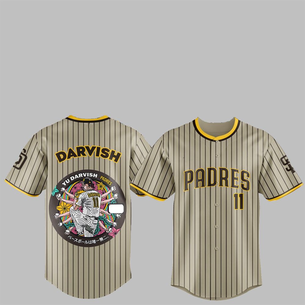 SD Padres Japan Rising Stars Yu Darvish Jersey 2025 - Grishko.com