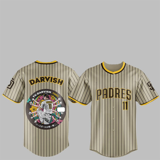 SD Padres Japan Rising Stars Yu Darvish Jersey 2025 - Grishko.com