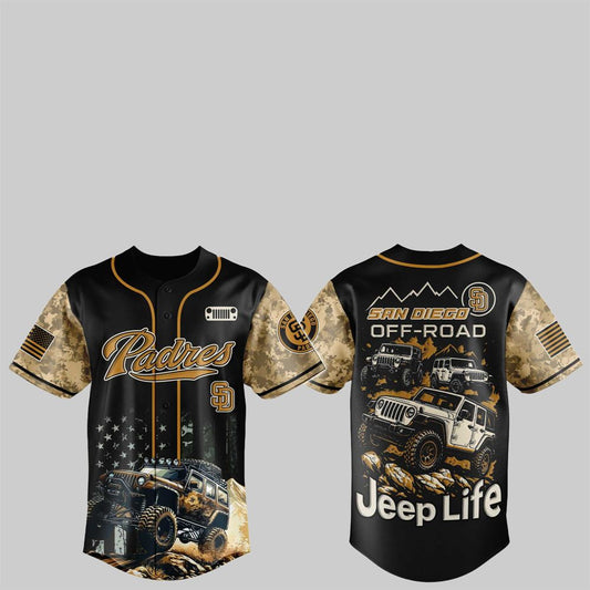 SD Padres Jeep Life Jersey 2025 - Grishko.com