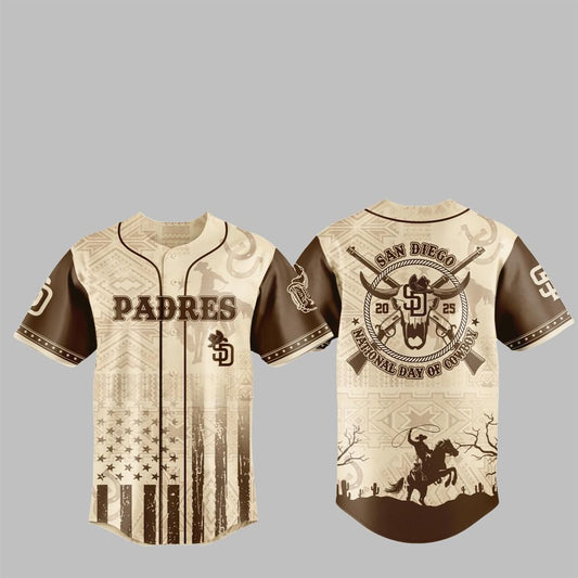 SD Padres National Day of Cowboy 2025 Jersey - Grishko.com