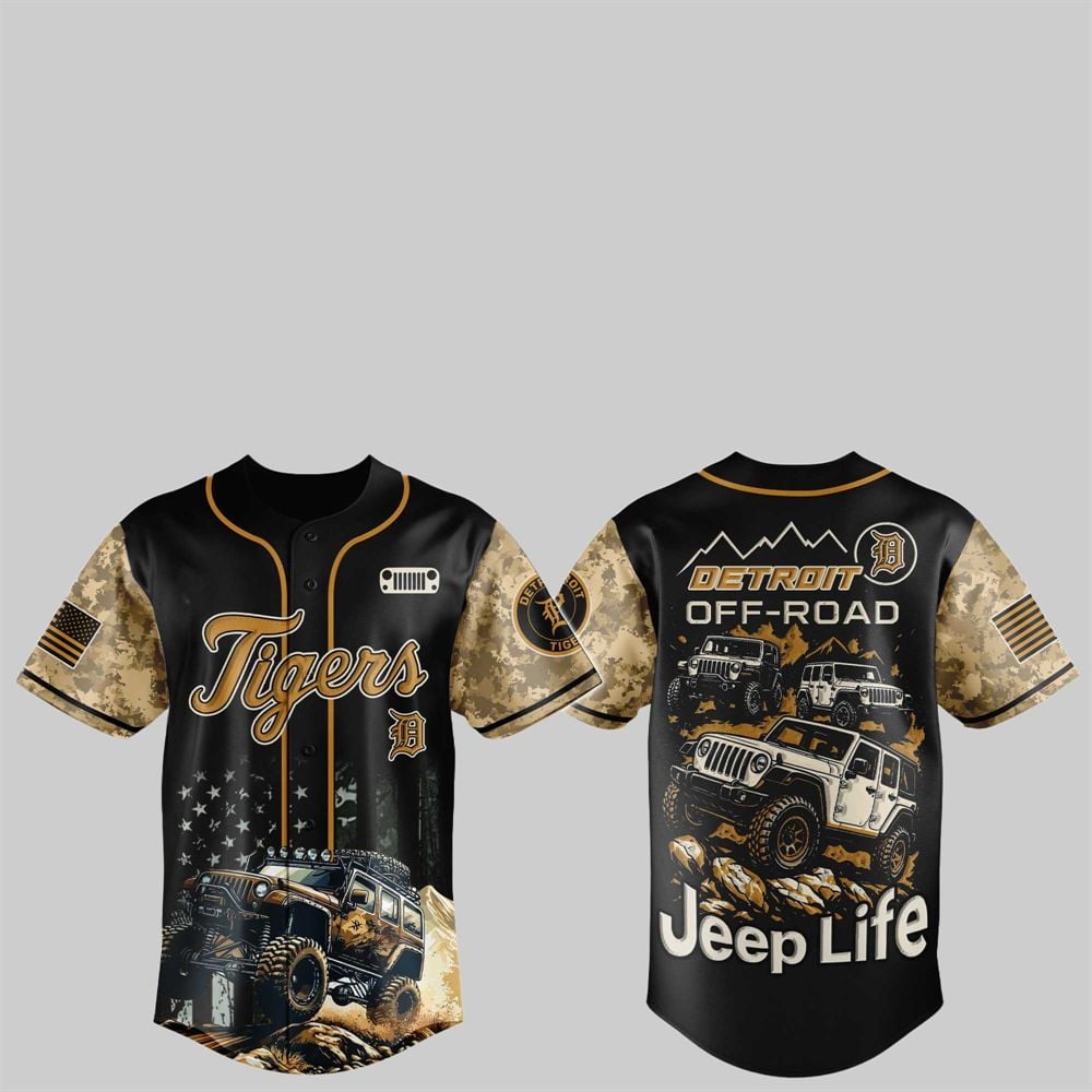 Tigers Jeep Life Jersey 2025 - Grishko.com