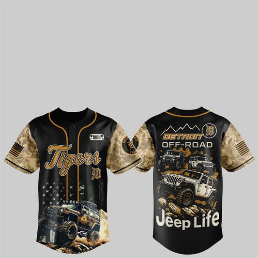 Tigers Jeep Life Jersey 2025 - Grishko.com