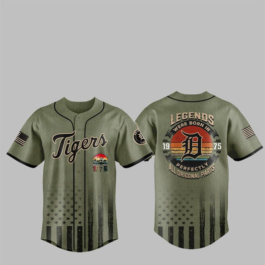 Tigers Legends Were Born 1975 Camo Jersey 2025 - Grishko.com
