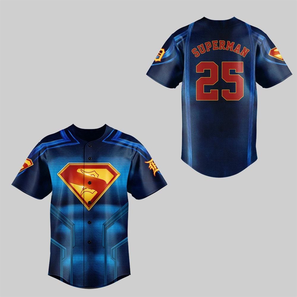 Tigers Superman 2025 Jersey - Grishko.com