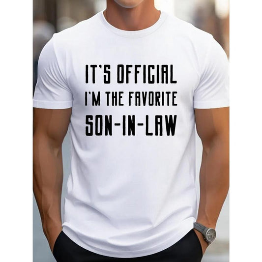 1 pc, 100% cotton T-shirt, favorite son in law G500 pure cotton men's T-shirt comfort fit Made in USA