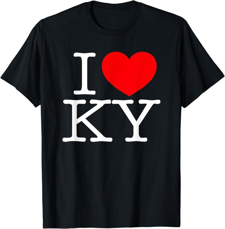 [100% Cotton] I Love (Heart) KY T-Shirt Hoodie, Sweatshirt | InkThreadWorks.com