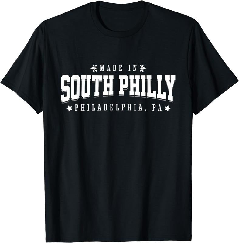 [100% Cotton] Made in South Philly Philadelphia PA Philly Neighborhood T-Shirt Hoodie, Sweatshirt | InkThreadWorks.com