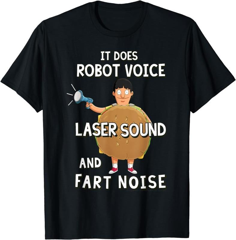 [100% Cotton]Bob's Burgers Gene Megaphone T-Shirt Hoodie, Sweatshirt | InkThreadWorks.com