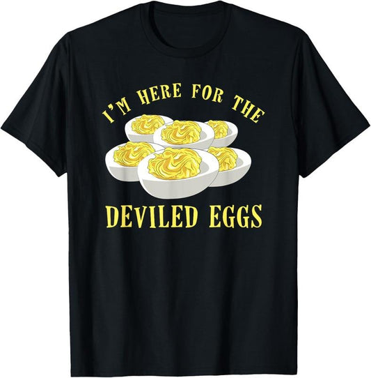 100% Cotton Deviled Egg Funny Food Gift T-Shirt