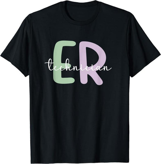 [100% Cotton]Emergency Room Technician ER Technician ER Tech T-Shirt Hoodie, Sweatshirt | InkThreadWorks.com
