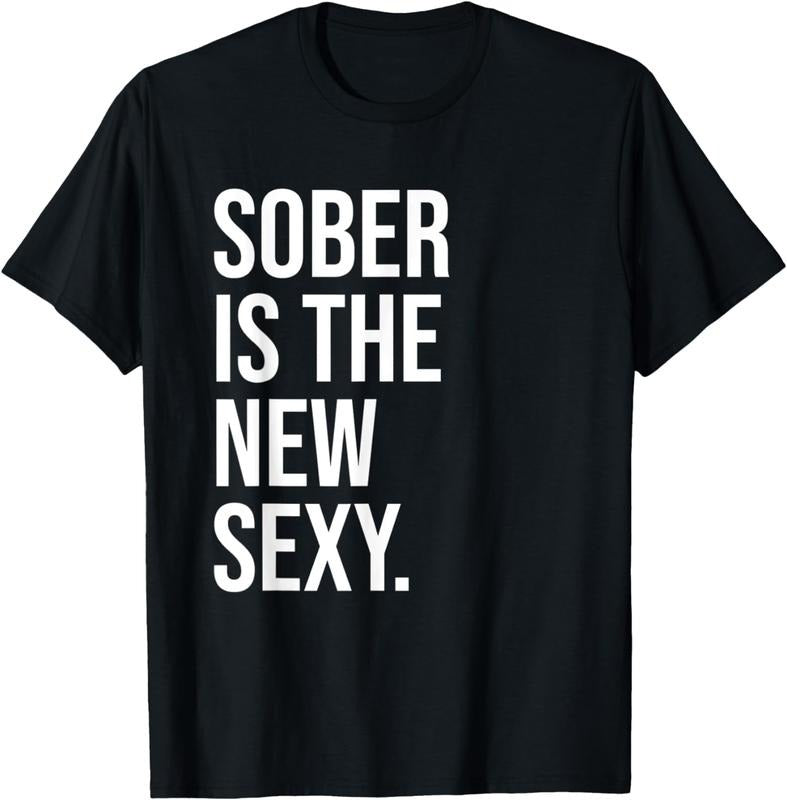 [100% Cotton]Sober is the New Sexy Shirt,Sober AF Shirts,Sober and Proud T-Shirt Hoodie, Sweatshirt | InkThreadWorks.com
