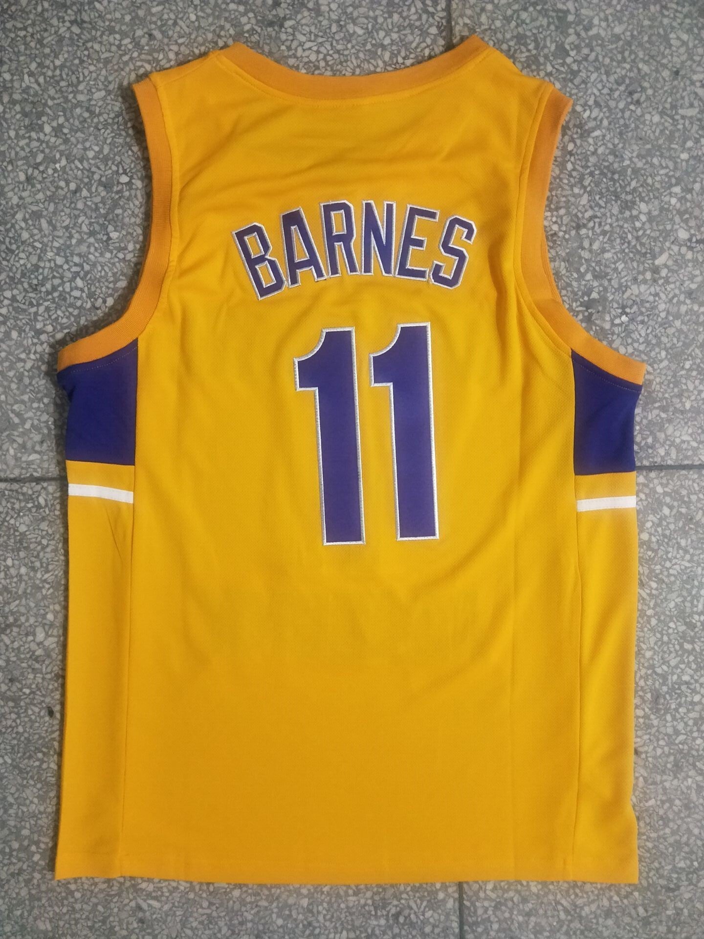 11 Harrison Barnes High School 11 # Scottie - Yellow Jersey Style 4