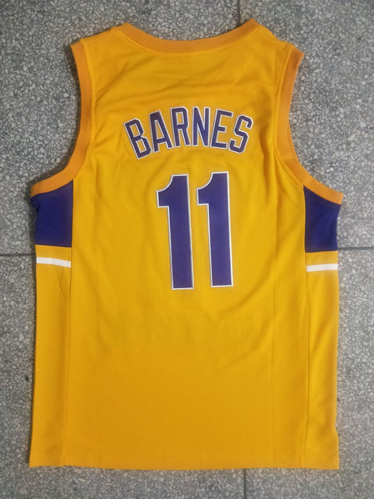 11 Harrison Barnes High School 11 # Scottie - Yellow Jersey Style 4