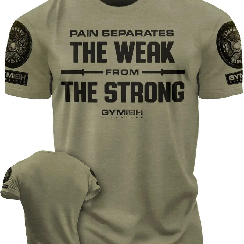 121. Weak From Strong Funny Motivational Workout Gym T-Shirt for Men Hoodie, Sweatshirt | InkThreadWorks.com